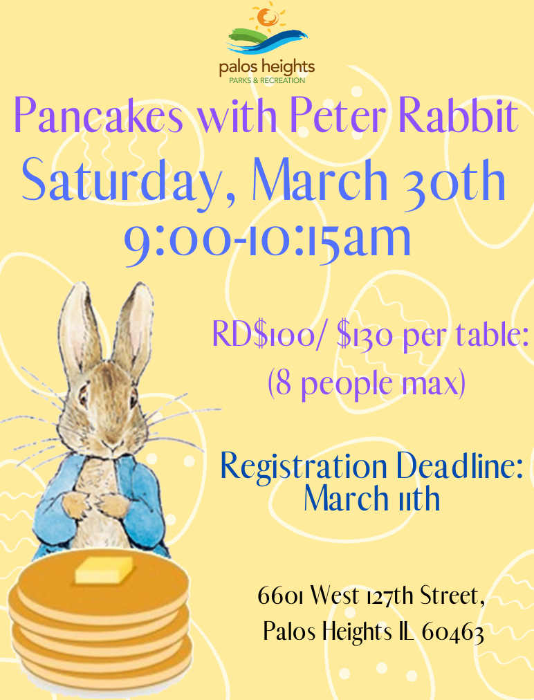 Pancakes with Peter Rabbit