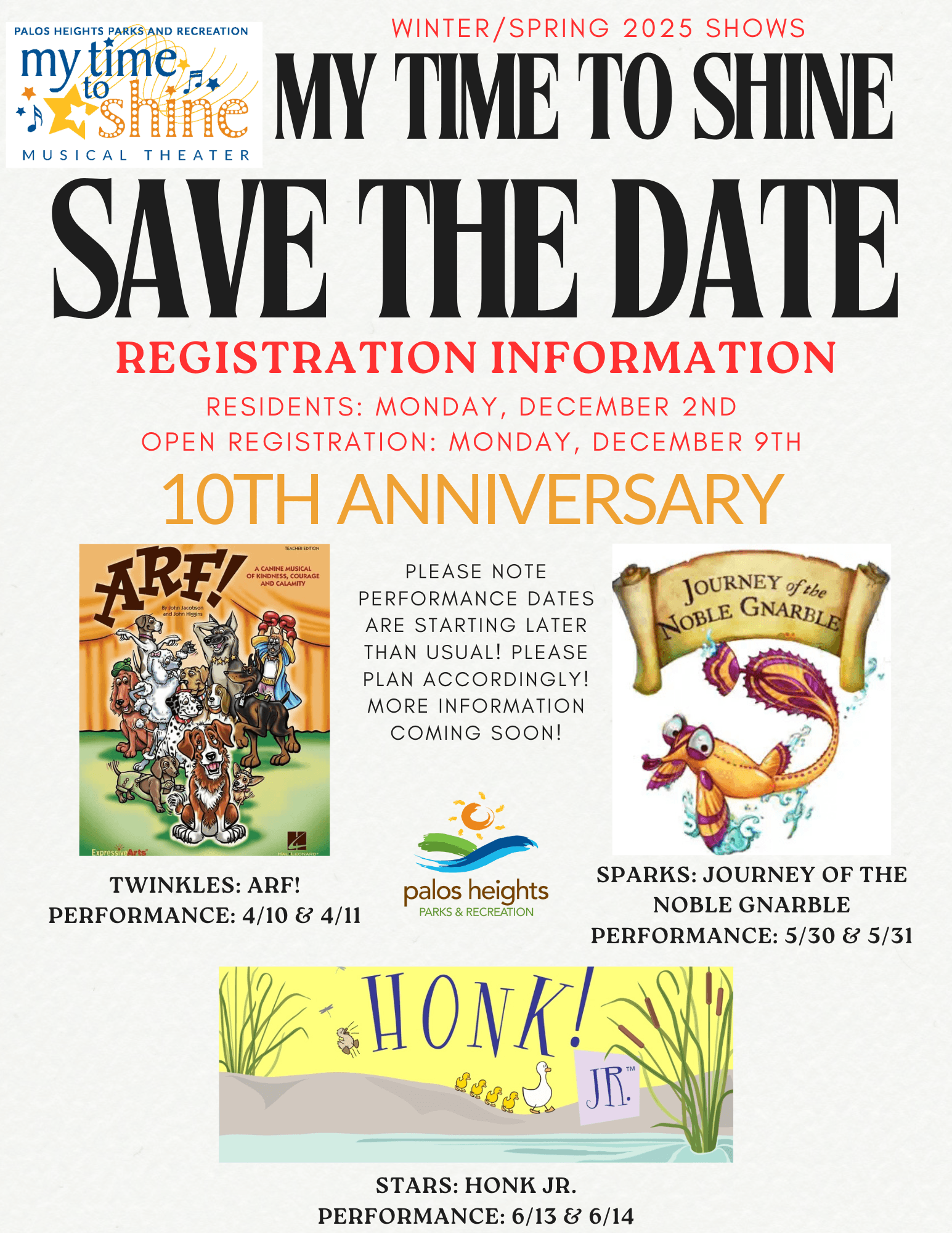 Theater Save the Dates 2025