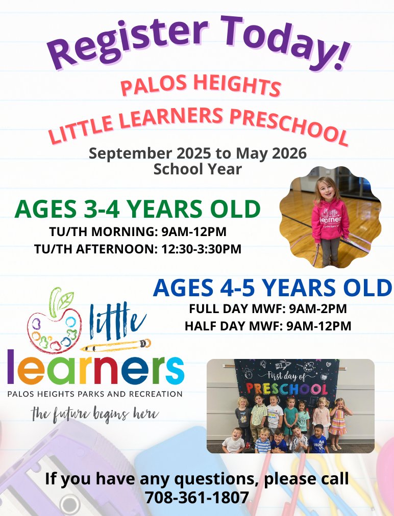 Preschool Registration flyer