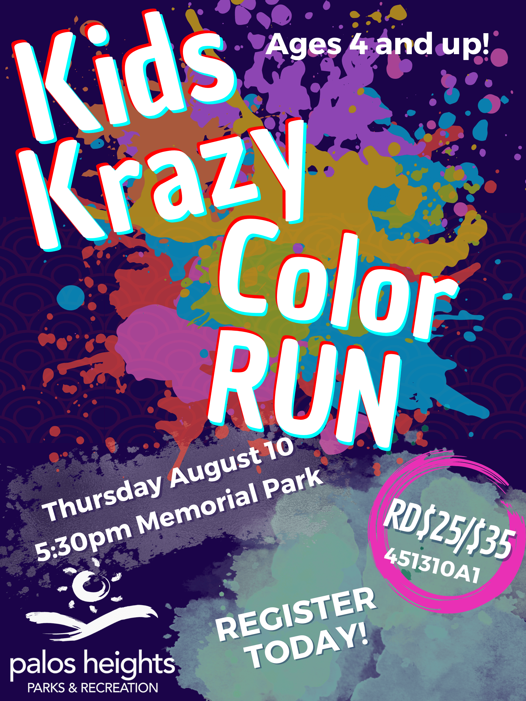 2023 Color Run Poster