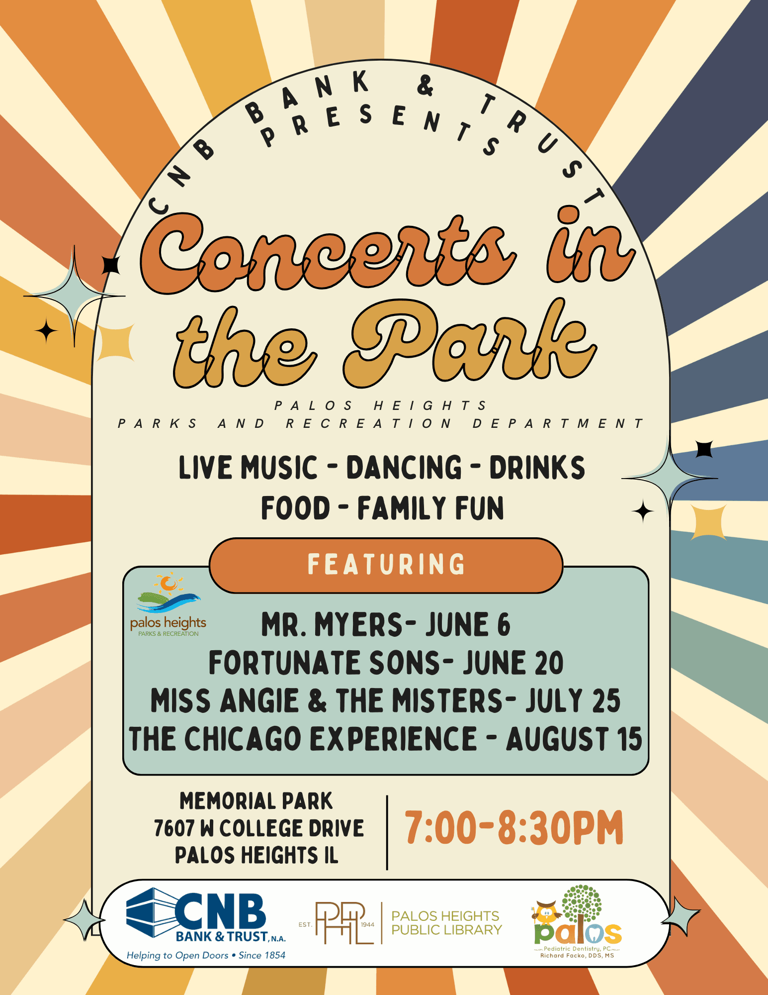 2024 Concerts in the Park Flyer